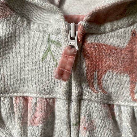 Carter’s Fox Hooded Onesie - 6 Month - Picture 7 of 8